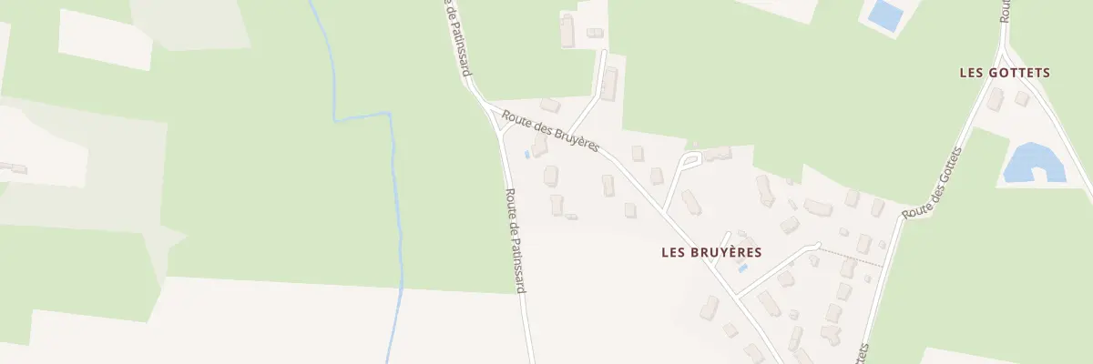 Plan du 551 Rte de Patinssard à Gorrevod