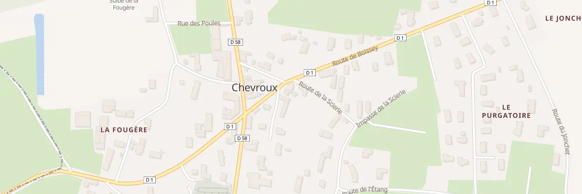 Plan du 3 Imp du Bourg à Chevroux