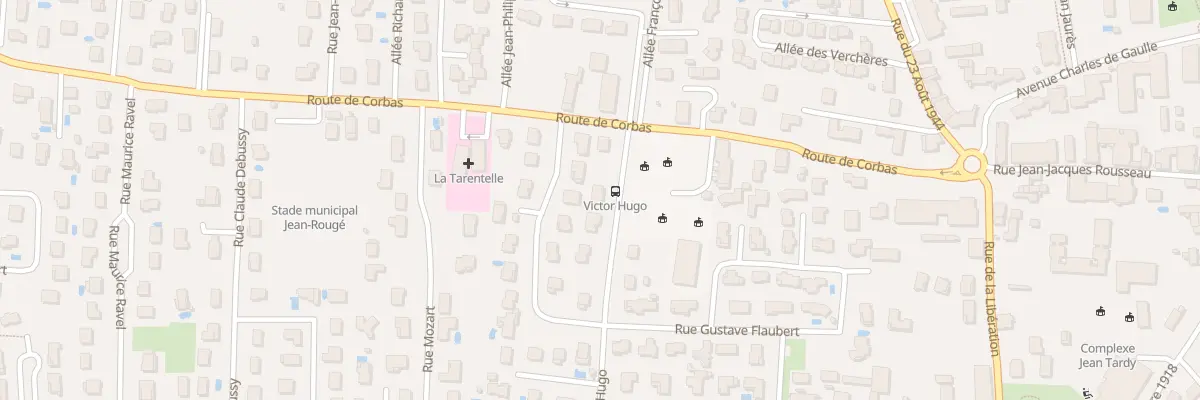 Plan du 3 Rue Victor Hugo à Mions
