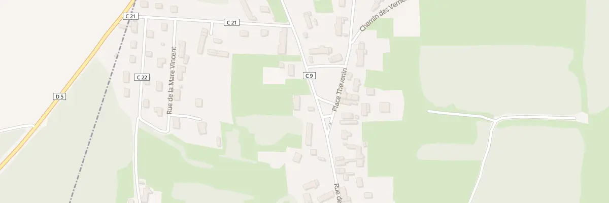 Plan du 22 Rue de la Prairie à Gergy
