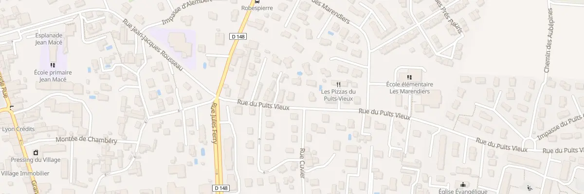 Plan du 35 Rue du Puits Vieux à Saint-Priest
