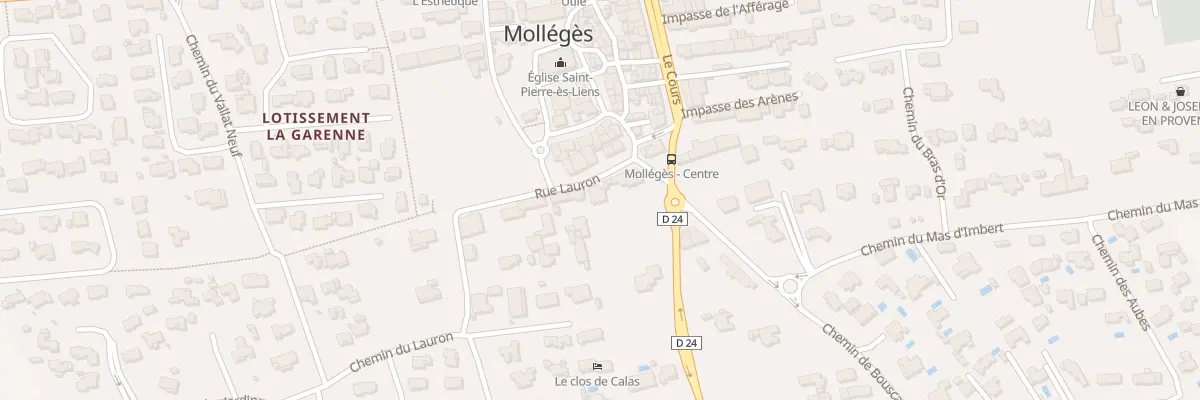 Plan du 47 Av du Lauron à Mollégès