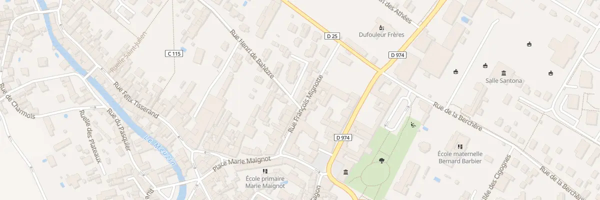 Plan du 2 Rue Henri de Bahèzre à Nuits-Saint-Georges