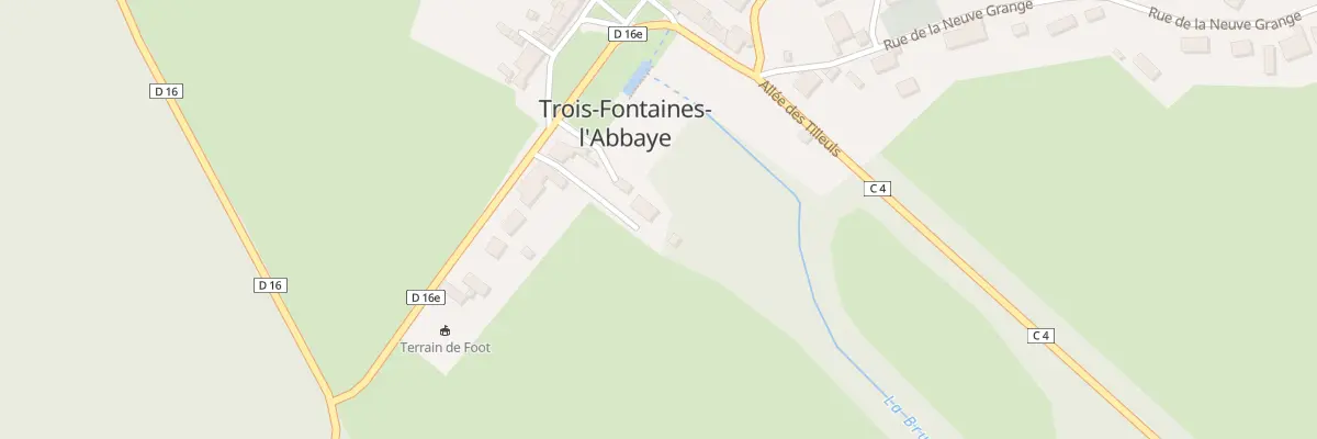 Plan du 5000 Le Pre Saint Blaise à Trois-Fontaines-l’Abbaye