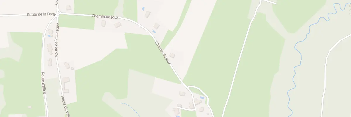 Plan du 377 Che de Joux à Luzinay