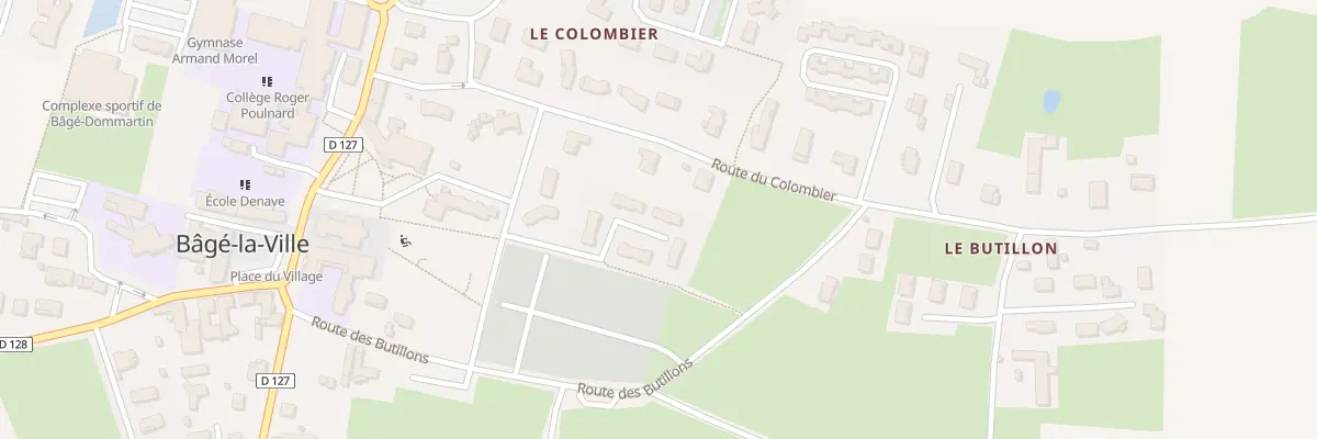 Plan du 97B Rue de la Marpa à Bâgé-Dommartin