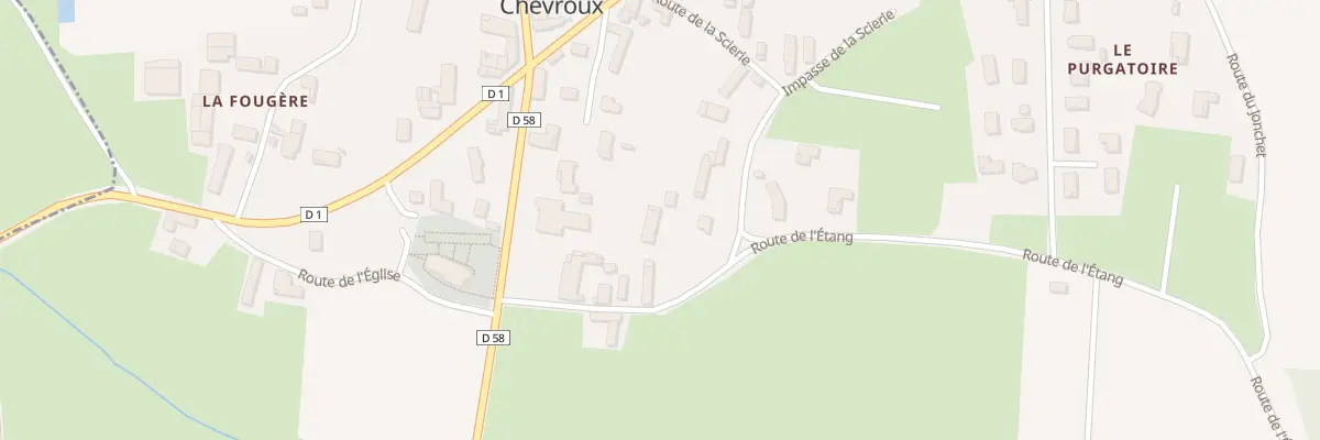 Plan du 256 Rte de la Scierie à Chevroux