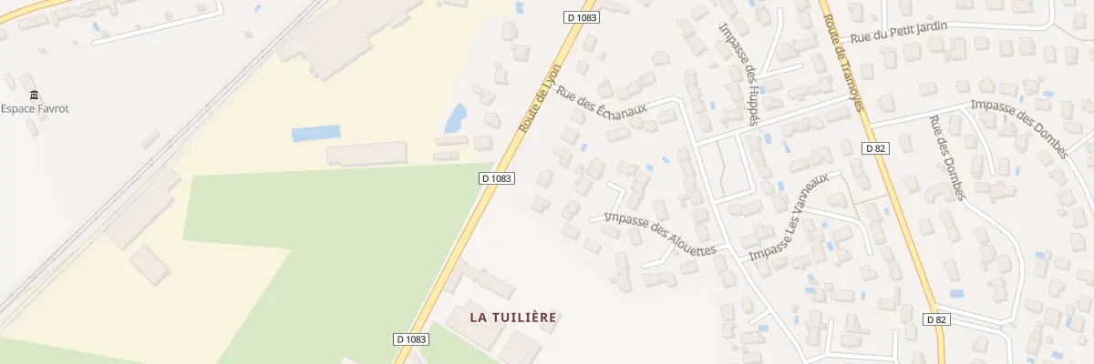 Plan du 297 Rte de Lyon à Saint-André-de-Corcy