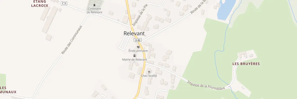 Plan du 87 Rue du Village à Relevant