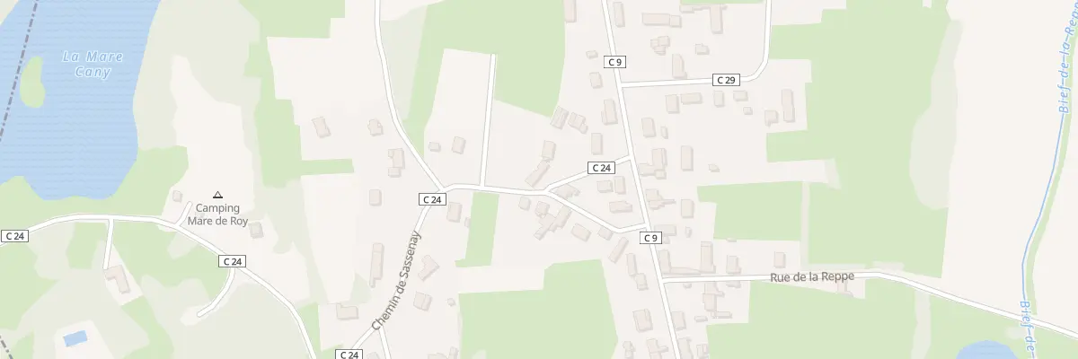 Plan du 4 Che de Sassenay à Gergy