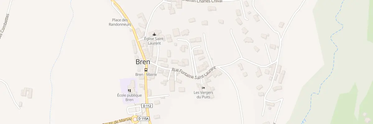 Plan du 35 Imp de la Source à Bren