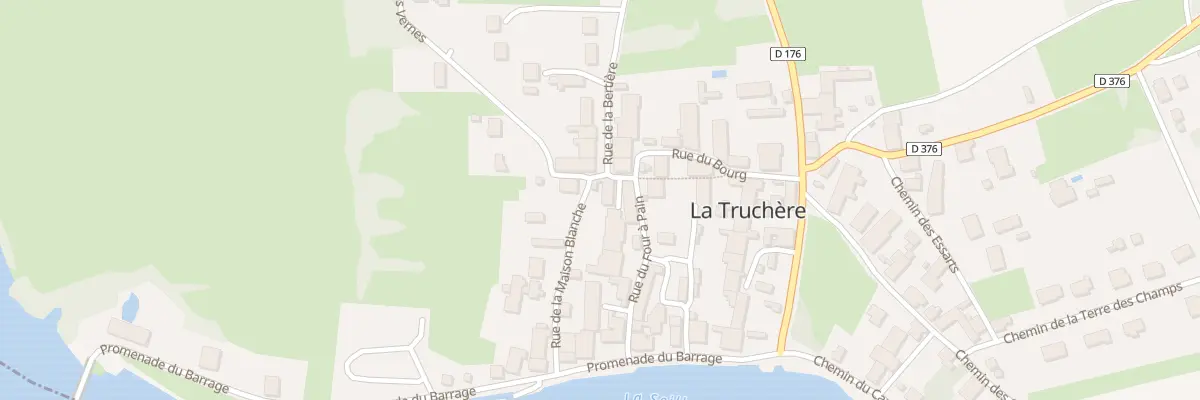 Plan du 5024 Che des Vernes à La Truchère