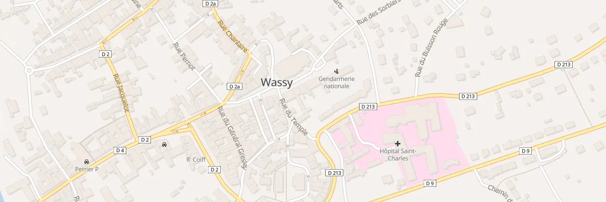 Plan du 4 Rue Paul Claudel à Wassy