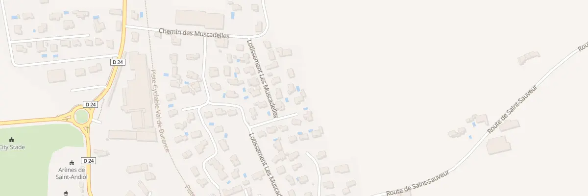 Plan du 8 Rte de Saint-Sauveur à Saint-Andiol