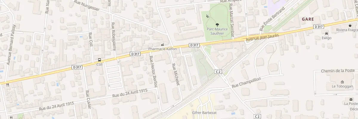 Plan du 3 Rue Michelet à Décines-Charpieu