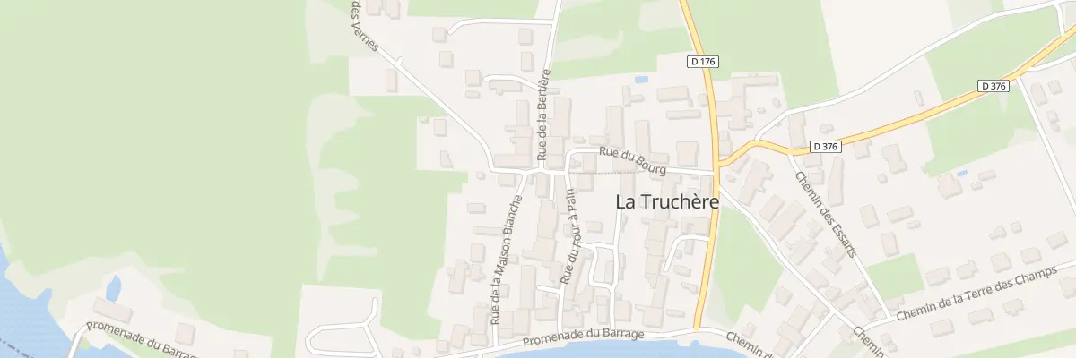 Plan du 5025 Che des Vernes à La Truchère