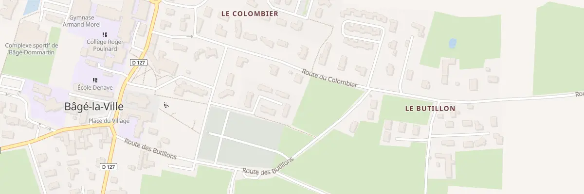 Plan du 97C Rue de la Marpa à Bâgé-Dommartin