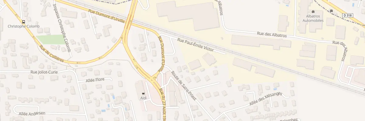 Plan du 4B Rte de Saint Priest à Mions