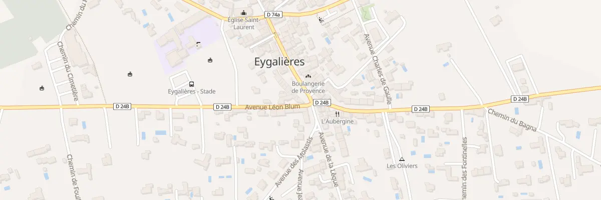 Plan du 4 Av Léon Blum à Eygalières