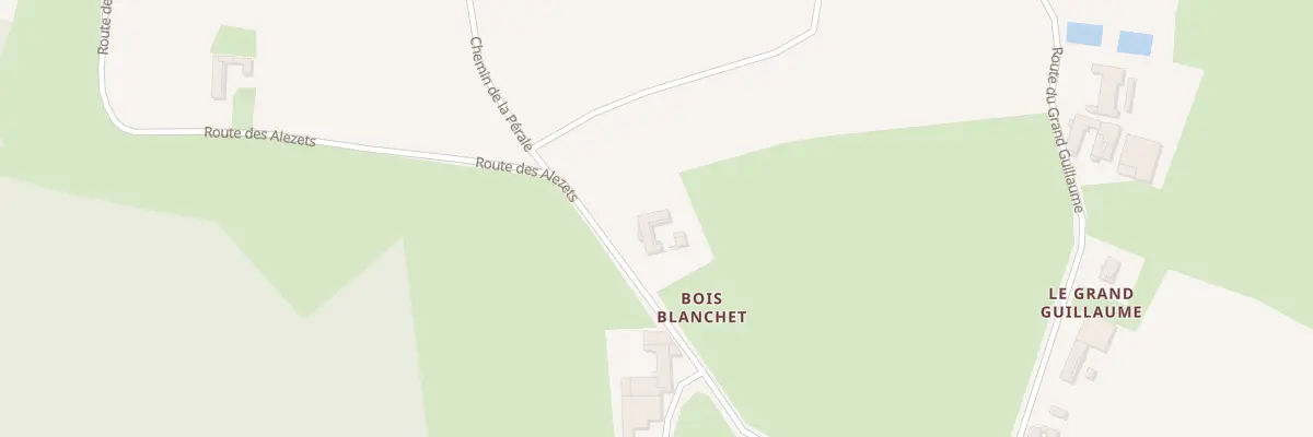 Plan du 390 Rte des Alezets à Sulignat