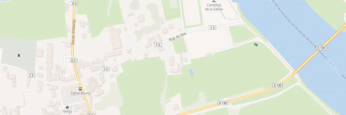 Plan du 18 Rue du Bac à Gergy