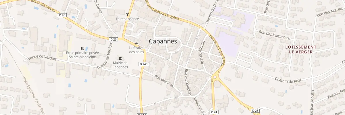 Plan du 2 Rue Balise à Cabannes