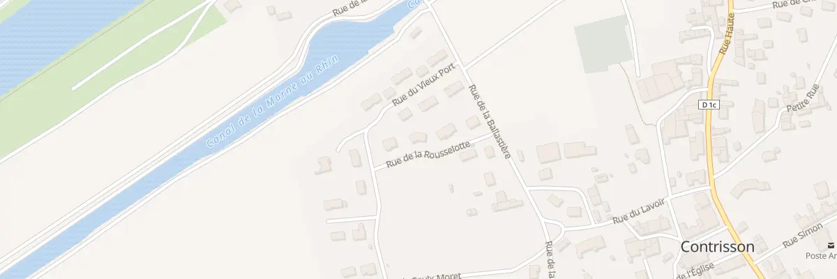 Plan du 56 Rue de la Rousselotte à Contrisson