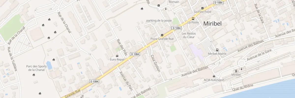 Plan du 730 Gr Grande Rue à Miribel