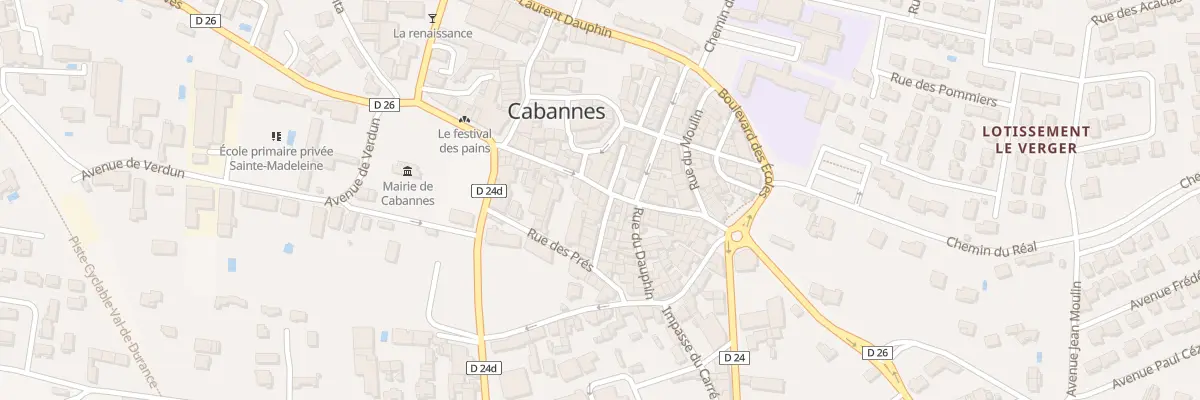 Plan du 2 Rue Adolphe Dumas à Cabannes