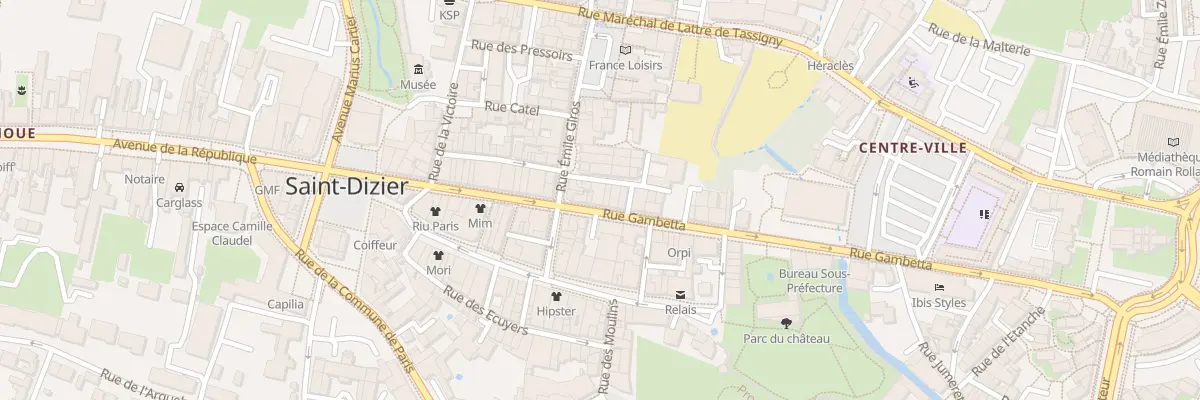 Plan du 8 Rue Guy de Bourbon à Saint-Dizier