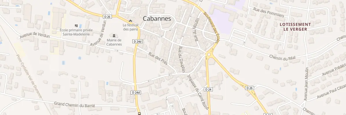 Plan du 5 Rue Adolphe Dumas à Cabannes