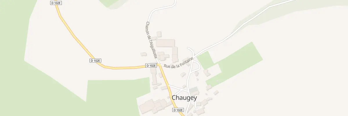Plan du 1 Rue de la Fontaine à Chaugey