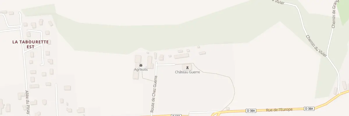 Plan du 5034 Chez Guerre à Estrablin