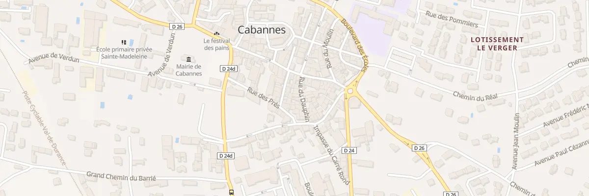 Plan du 8 Rue du Dauphin à Cabannes
