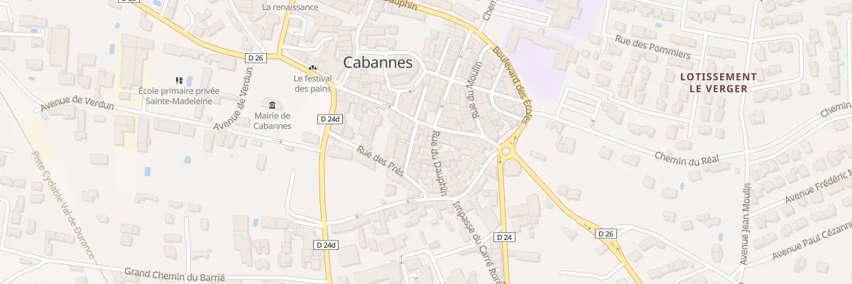 Plan du 2B Rue du Dauphin à Cabannes