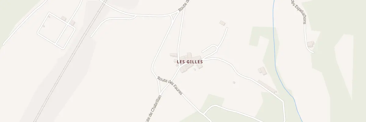 Plan du 5168 Les Gilles à Chabrillan