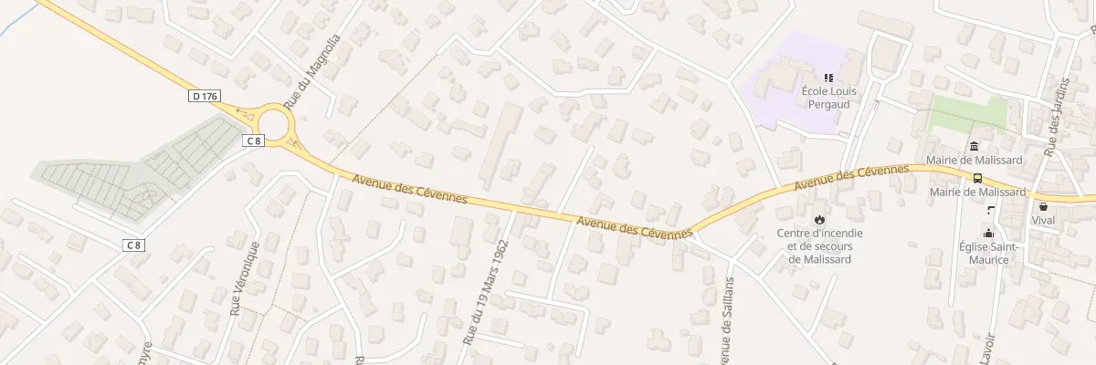 Plan du 46 Av des Cévennes à Malissard