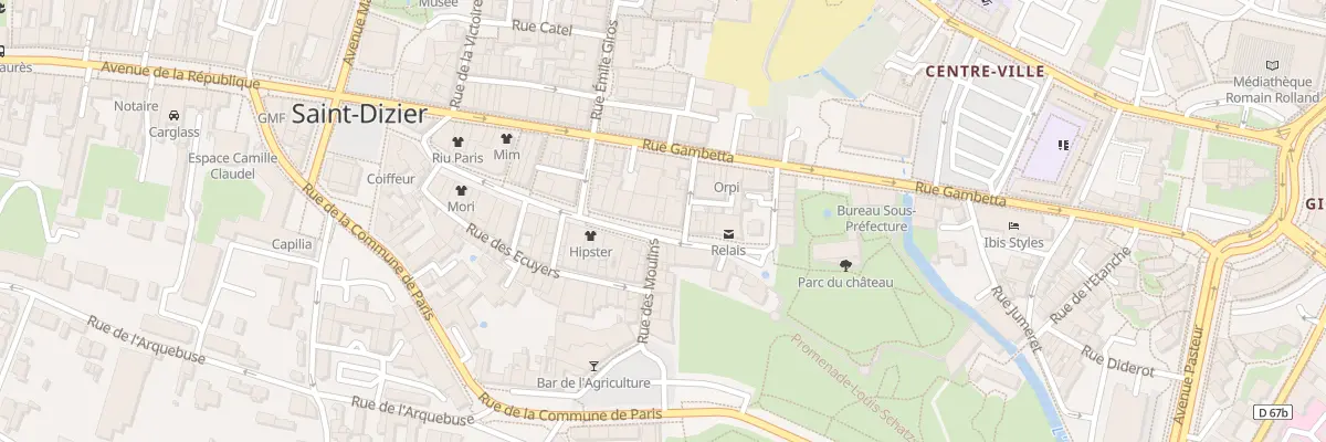 Plan du 33 Rue Docteur Mougeot à Saint-Dizier