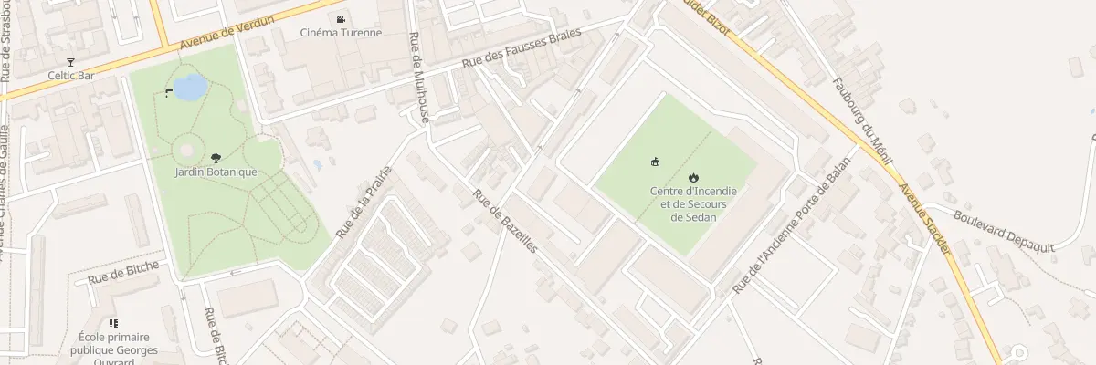 Plan du 3 Rue du Petit Pont à Sedan