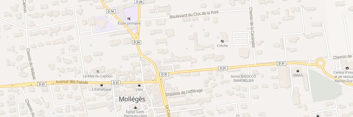 Plan du 20 Imp de la Roussignole à Mollégès