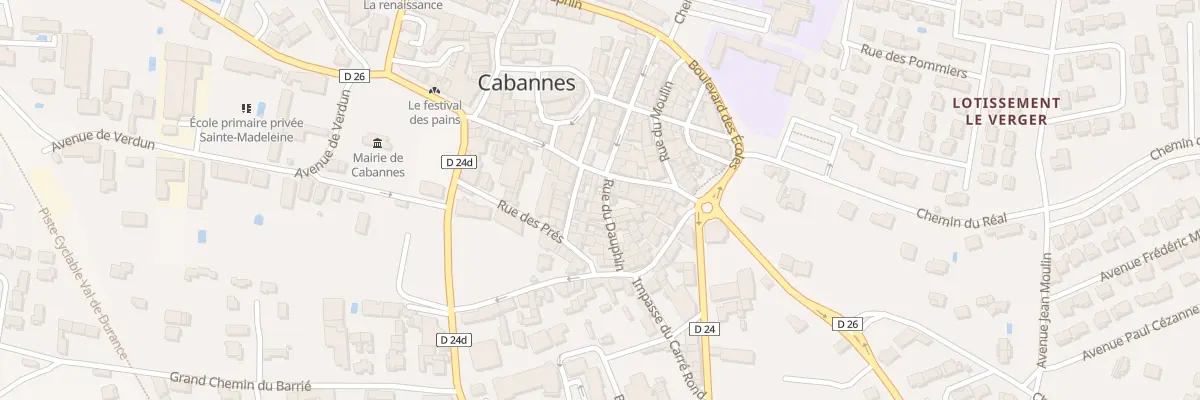 Plan du 4 Rue du Dauphin à Cabannes
