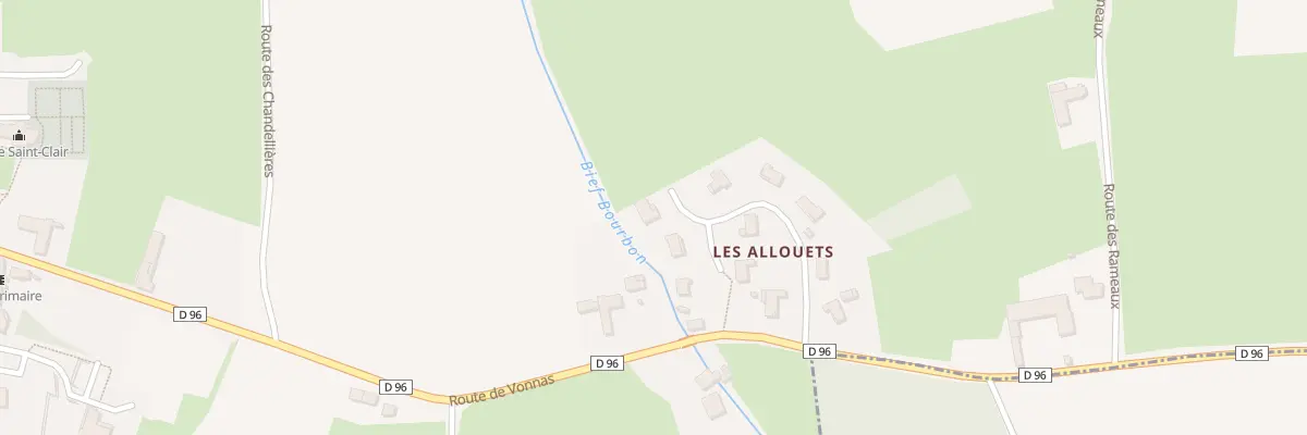 Plan du 6 Lot les Allouets à Biziat
