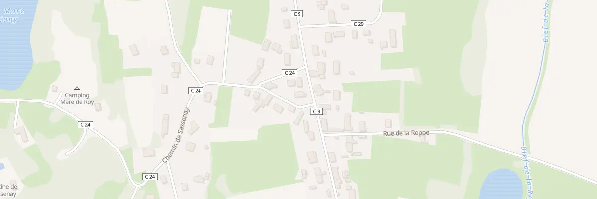 Plan du 52B Rue de la Prairie à Gergy