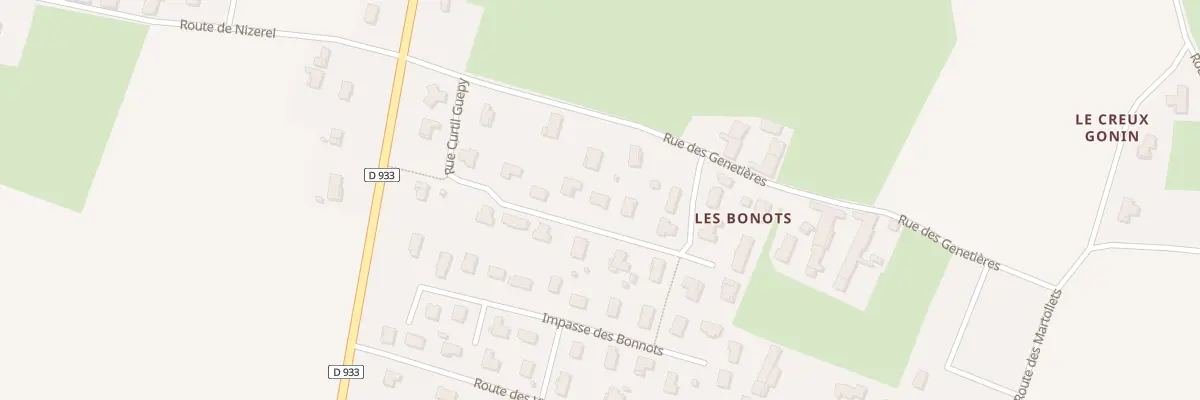 Plan du 5 Lot Curtil Guepy à Saint-Bénigne