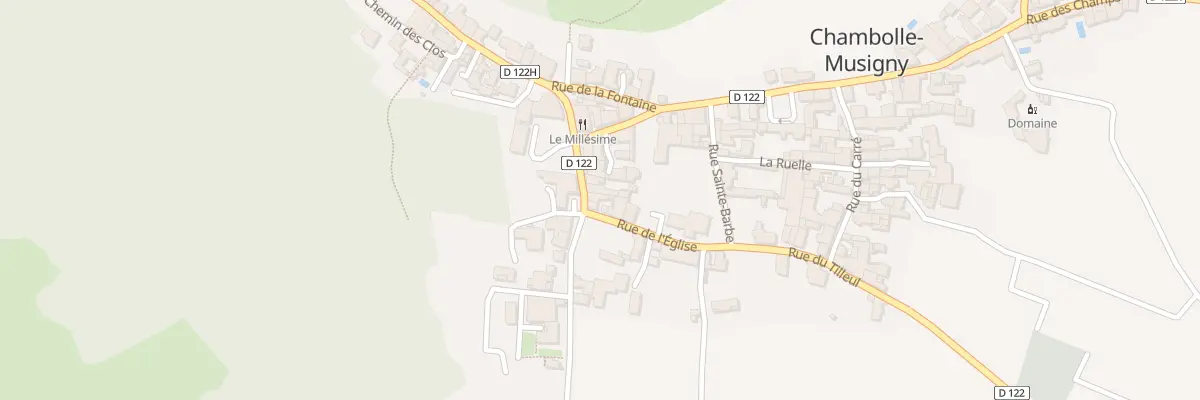 Plan du 1B Rue de l’Eglise à Chambolle-Musigny