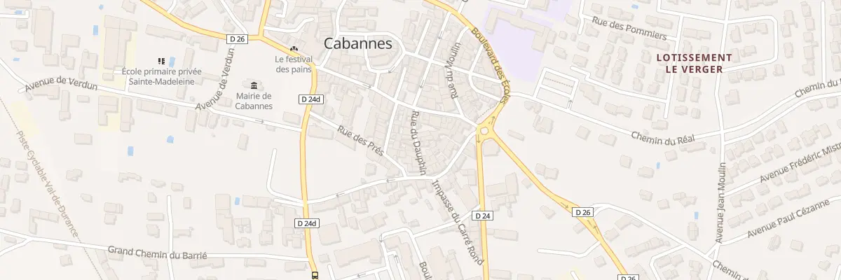Plan du 9 Rue du Dauphin à Cabannes