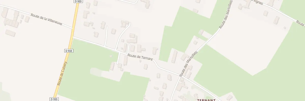 Plan du 1264 Vc Croix Ravier Villeneuve à Saint-Bénigne