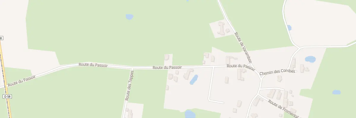 Plan du 485 Rte du Passoir à Chevroux