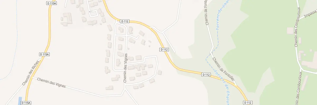 Plan du 166 Rue des Grandes Terres à Bren