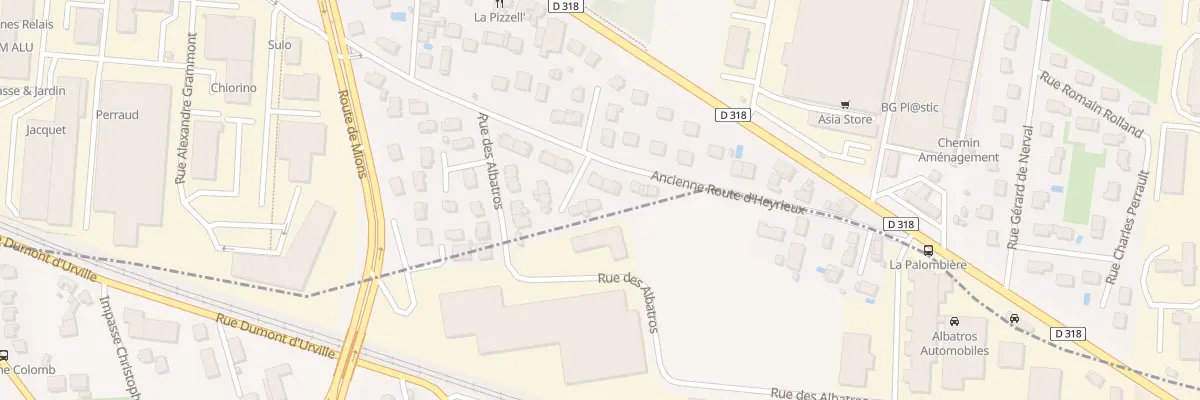 Plan du 1 Imp des Albatros à Saint-Priest